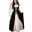 Halloween Women European Medieval Court Fancy Vampire Cosplay Costume Carnival Vintage Strapless Long Sleeve Queen Long Dress 11
