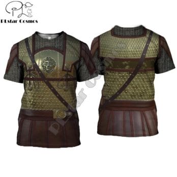 Greek Medieval Armor 3D printed t shirt Harajuku summer Short sleeve shirt Knights street Casual Unisex T-shirt Tops DW0045 1
