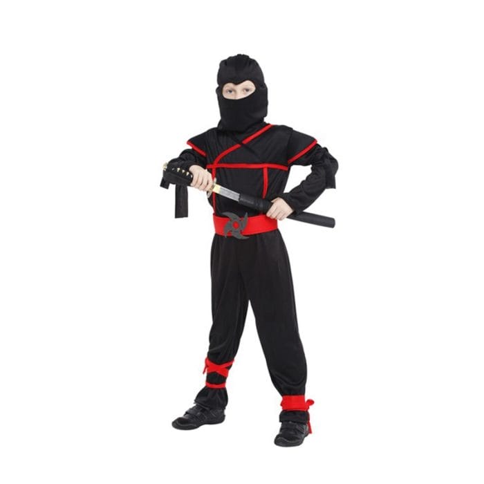 Kids Ninja Costumes Halloween Party Boys Girls Warrior Stealth Children Cosplay Ninjago Assassin Costume Children's Day Gifts 4