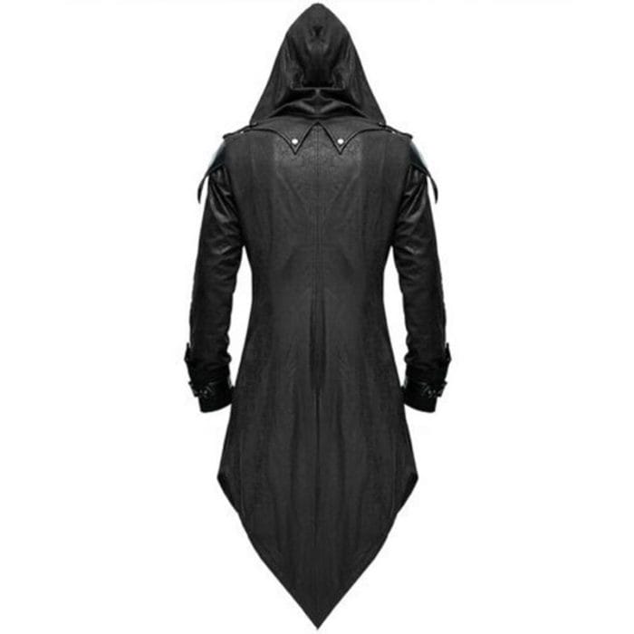 Oeak Mens Medieval Retro Jacket Gothic Frock Coat Tuxedo Halloween Formal Costume 2019 New Mens Steampunk Oversize Coats S-5XL 5