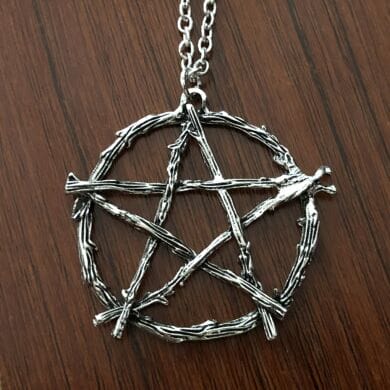Regalrock Hot Branch Pentagram Steampunk Gothic Jewelry Witchcraft Amulet Occult Wiccan Jewelry pendant Necklace 3