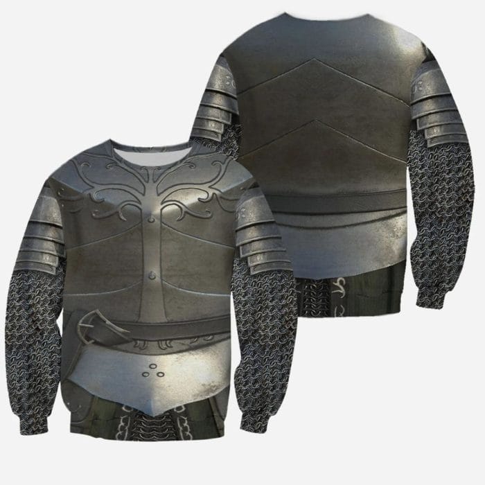 Knight Medieval Armor 3D printed Hoodie Knights Templar Harajuku Fashion Hooded Sweatshirt Unisex Casual Jacket Cosplay hoodies 2