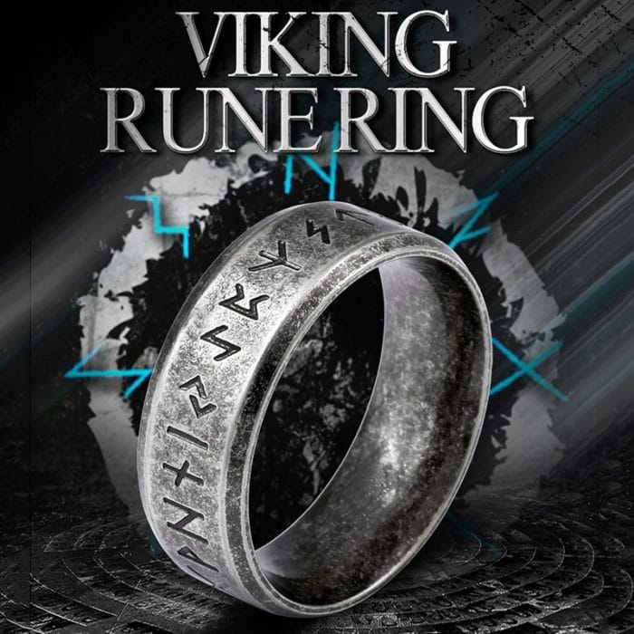 Beier 316L Stainless steel Odin Norse Viking Amulet Rune MEN Ring fashion  words RETRO Rings Jewelry  LR-R133 6