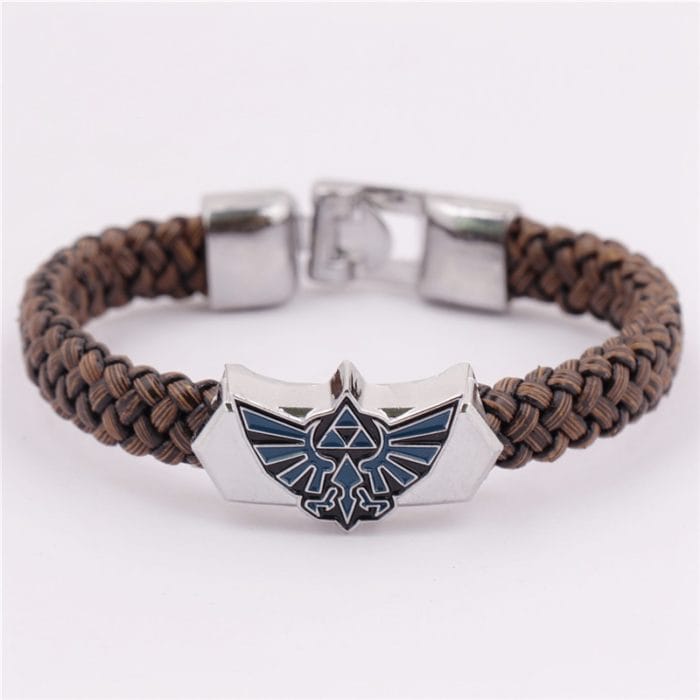 The Legend of Zelda Cosplay Alloy Leather Bracelet Wristband Anime Adult COS Accessories Props Christmas Halloween Gift 1