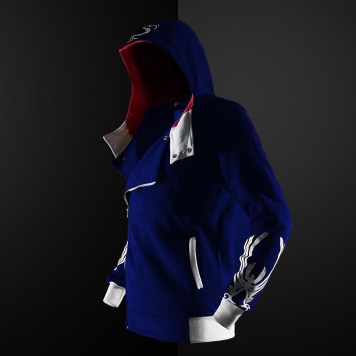 New 5 color Assassin hoodie unisex zipper jacket Street fashion print hoodie Assassin hoodie for boys Plus size S-4XL streetwear 5