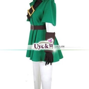 Hot The Legend of Zelda Link Cosplay Costume Full Set Comic Link Cosplay green Outfits Full set 2