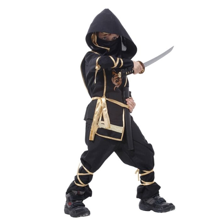 Kids Ninja Costumes Halloween Party Boys Girls Warrior Stealth Children Cosplay Ninjago Assassin Costume Children's Day Gifts 3