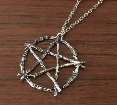 Regalrock Hot Branch Pentagram Steampunk Gothic Jewelry Witchcraft Amulet Occult Wiccan Jewelry pendant Necklace 1