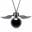Retro Steampunk Smooth Snitch Ball Shaped Quartz Pocket Watch Fashion Sweater Angel Wings Necklace Chain Gifts for Men Women kid 8