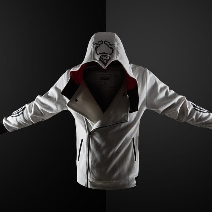 New 5 color Assassin hoodie unisex zipper jacket Street fashion print hoodie Assassin hoodie for boys Plus size S-4XL streetwear 3
