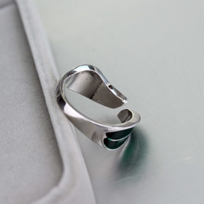 Punk Adjustabe Leaf Ring Cute Legolas Aragon Green Enamel Elven Leaf Rings For Women And Men Fashion Jewelry Accessories Anel 4