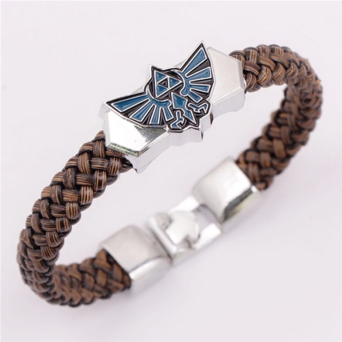 The Legend of Zelda Cosplay Alloy Leather Bracelet Wristband Anime Adult COS Accessories Props Christmas Halloween Gift 5