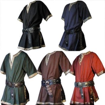 S-6XL Halloween Medieval Costume Viking Pirate Shirt Adult Knight Warrior Tunic Norman LARP Tops Short Sleeve For Men Plus Size 1