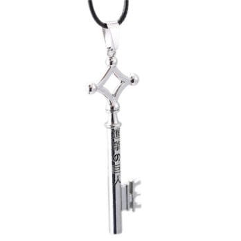 Attack on Titan Eren Jaeger's Key Shape Necklace Pendants Vintage Shingeki no Kyojin Necklace Cosplay Accessories Figure Gift 3