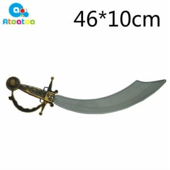 Toy Swords Halloween Costume Party Props Plastic Sword Toy Pirates Sword Foam Simulation Pirates Sword Kid Cosplay Gifts 1