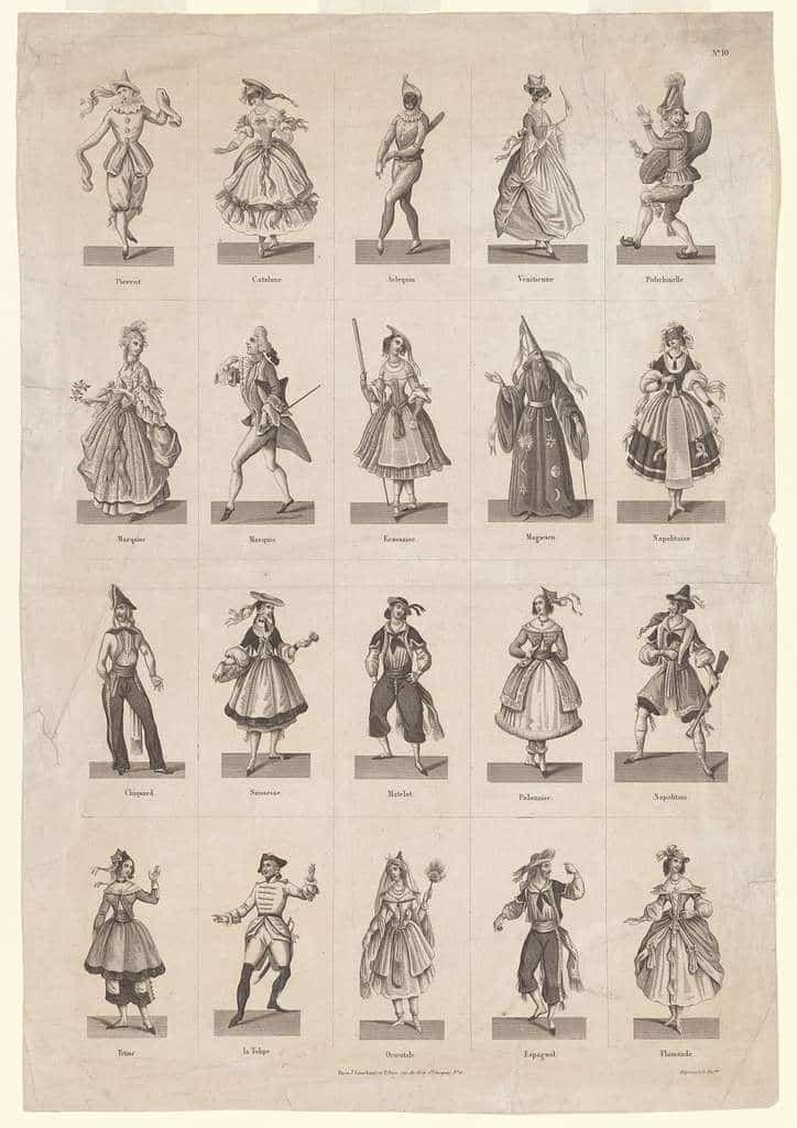 medieval fashion figures
